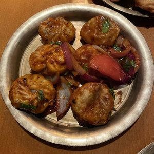 Chilli veggie Momo  at The Yak & Yeti in York