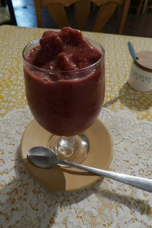 Pasion Berry Smoothie at El Patio Rojo in Trujillo