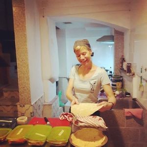 Each burrito is rolled up in a handmade tortilla at O Burrito in Porto