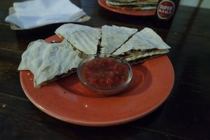quesadillas at O Burrito in Porto