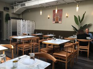 Main dining room at Ahimsa Garden in New York City