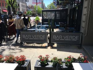 View of outside of Bar Verde at Bar Verde in New York City
