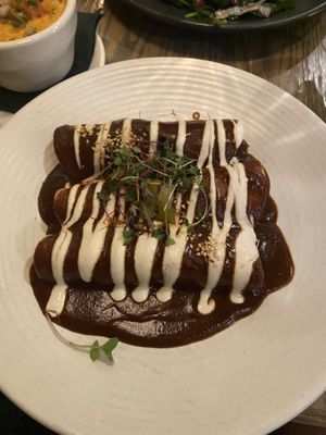 Enchiladas at Bar Verde in New York City