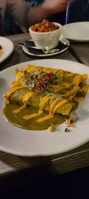 Enchiladas at Bar Verde in New York City