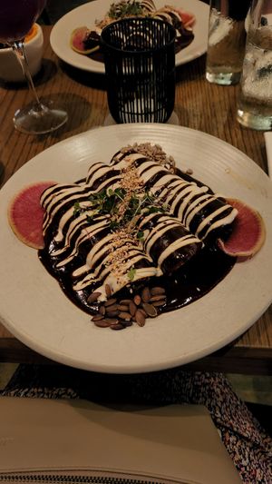 Enmoladas at Bar Verde in New York City