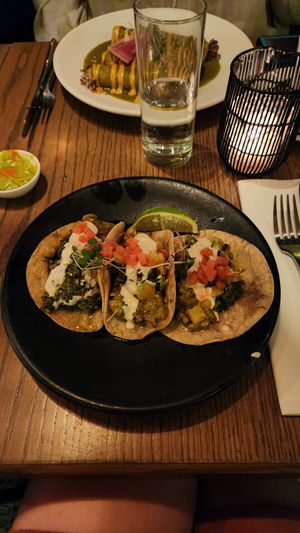 Cauliflower al pastor tacos #Veganuary at Bar Verde in New York City