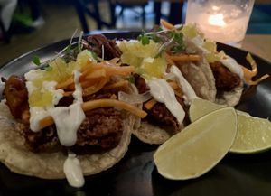 Maitake tacos  at Bar Verde in New York City