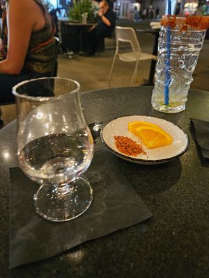 Mezcal shot at Bar Verde in New York City