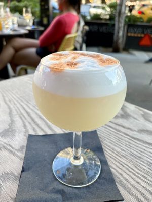 Pisco sour  at Bar Verde in New York City