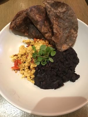 Scramble tofu a la mexicana at Bar Verde in New York City