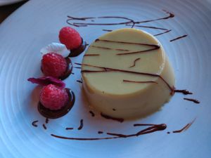 Flan at Bar Verde in New York City