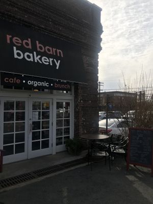 Front at Red Barn Bakery in Irvington