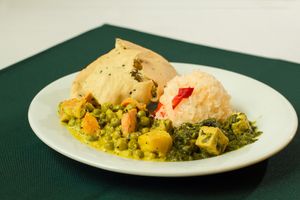 Hari menu at Govinda Csillaghegy in Budapest