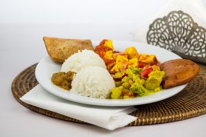 All menü is vegan at Govinda Csillaghegy in Budapest