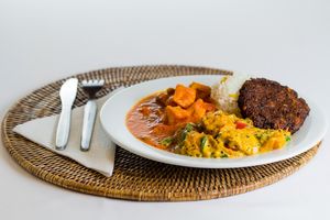 Gopal menü at Govinda Csillaghegy in Budapest