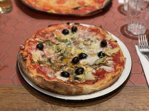 Vegan Giardiniera - Pizza Express (North Bridge), Edinburgh  at Pizza Express - North Bridge in Edinburgh