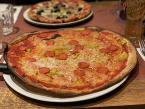 American Hot - Pizza Express (North Bridge), Edinburgh  at Pizza Express - North Bridge in Edinburgh