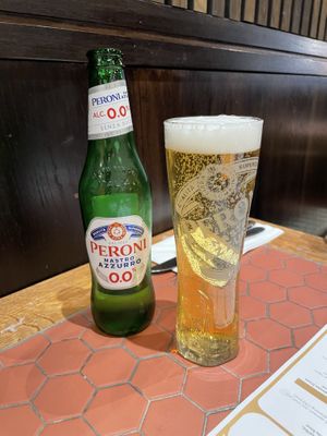 Peroni Nastro Azzurro - Pizza Express (North Bridge), Edinburgh  at Pizza Express - North Bridge in Edinburgh