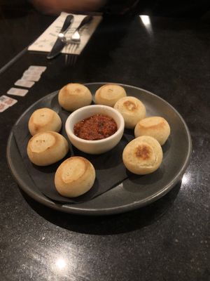 Vegan dough ball   at Pizza Express - Queensferry St in Edinburgh