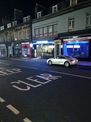 winter, is that sign correct  at Pizza Express - Queensferry St in Edinburgh