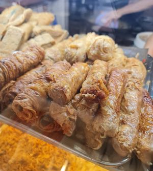 Fried Yam Roll ~ 3/4/22 at Seng Hee Vegetarian Food in Northeast Singapore