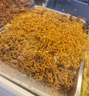 Fried noodle ~ 3/4/22 at Seng Hee Vegetarian Food in Northeast Singapore