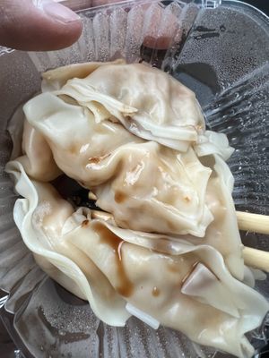 Kimchi dumplings  at Noodles in Northampton