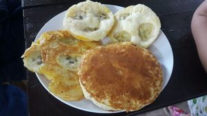banana pan cake at Give Green Farm House Restaurant in Muang
