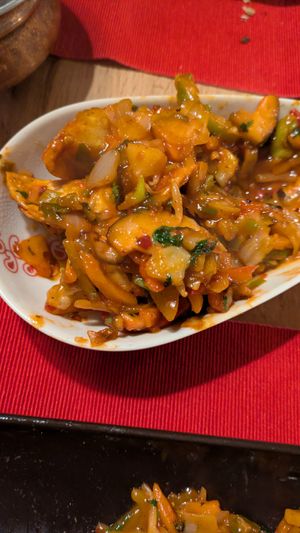 Vegetarian momo at Masala Darbar in Bratislava