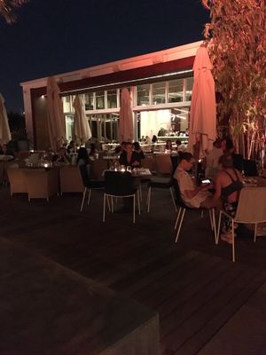 Outdoor seating available. Perfect in the evening. Bonus is that the kitchen was open to 11:30pm at Plant Miami in Miami