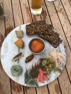 Cheese board add blue at Plant Miami in Miami