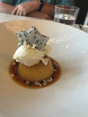 Passion fruit flan  at Plant Miami in Miami