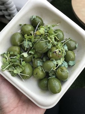 Blu cheese olives at Plant Miami in Miami