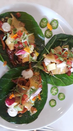 Jackfruit tacis at Plant Miami in Miami