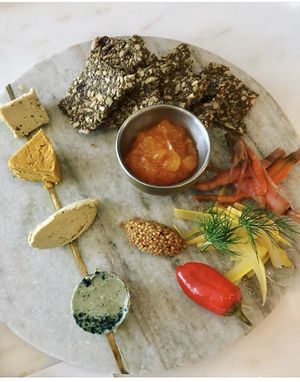 Handcrafted cheese board   at Plant Miami in Miami