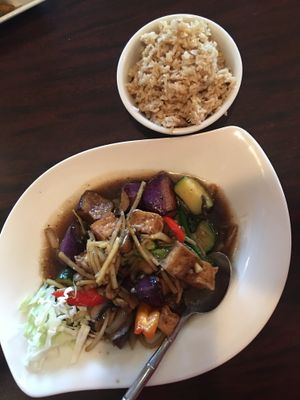 Thai Eggplant Dish at Sa Wad Dee in Meridian