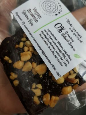 vegan brownie at Heladeria Keene's in Panama City