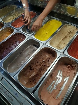 ice cream at Heladeria Keene's in Panama City