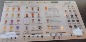 Menu at Lemoncha in Geneva