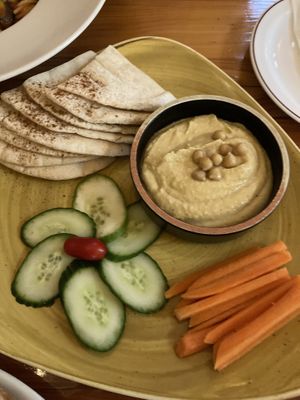 Hummus  at Coogi's Restaurant in Mdina