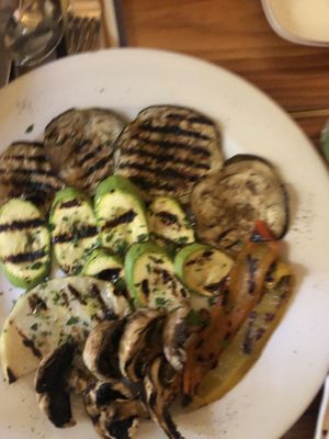 Grilled veggies   at Coogi's Restaurant in Mdina