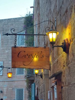  at Coogi's Restaurant in Mdina