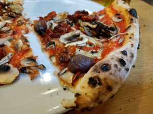 It was actually yummy without cheese but don't forget to add it if you want it! at Coogi's Restaurant in Mdina