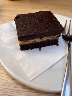 Vegan Oreo slice (not the Oreo cake off the menu which is veggie not vegan) at Coogi's Restaurant in Mdina