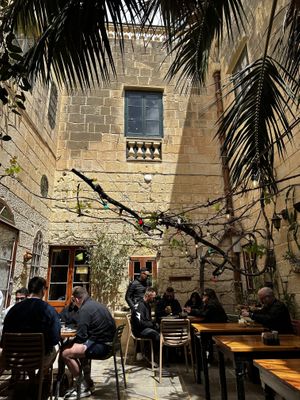   at Coogi's Restaurant in Mdina