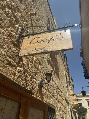   at Coogi's Restaurant in Mdina