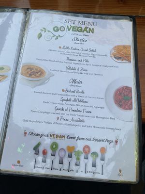 Vegan Set Menu  at Coogi's Restaurant in Mdina