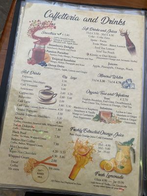 Drinks (Smoothies, Juices, Herbal tea etc)  at Coogi's Restaurant in Mdina