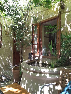 Outside space at Coogi's Restaurant in Mdina