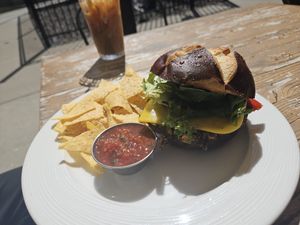 Cheeseburger at Cuppa in Ogden